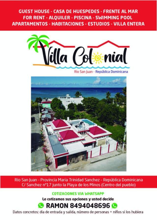 Vilaa Colonial Suite N 7, Basic Exterior Río San Juan Esterno foto